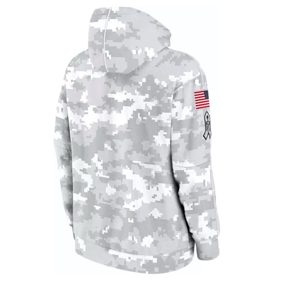 Nike New Orleans Saints Salute to Service Hoodie Sweatshirt Mens Size Medium - Picture 3 of 10